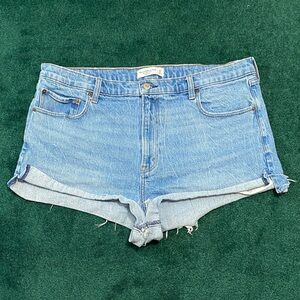 Abercrombie & Fitch Light Blue Jean Shorts